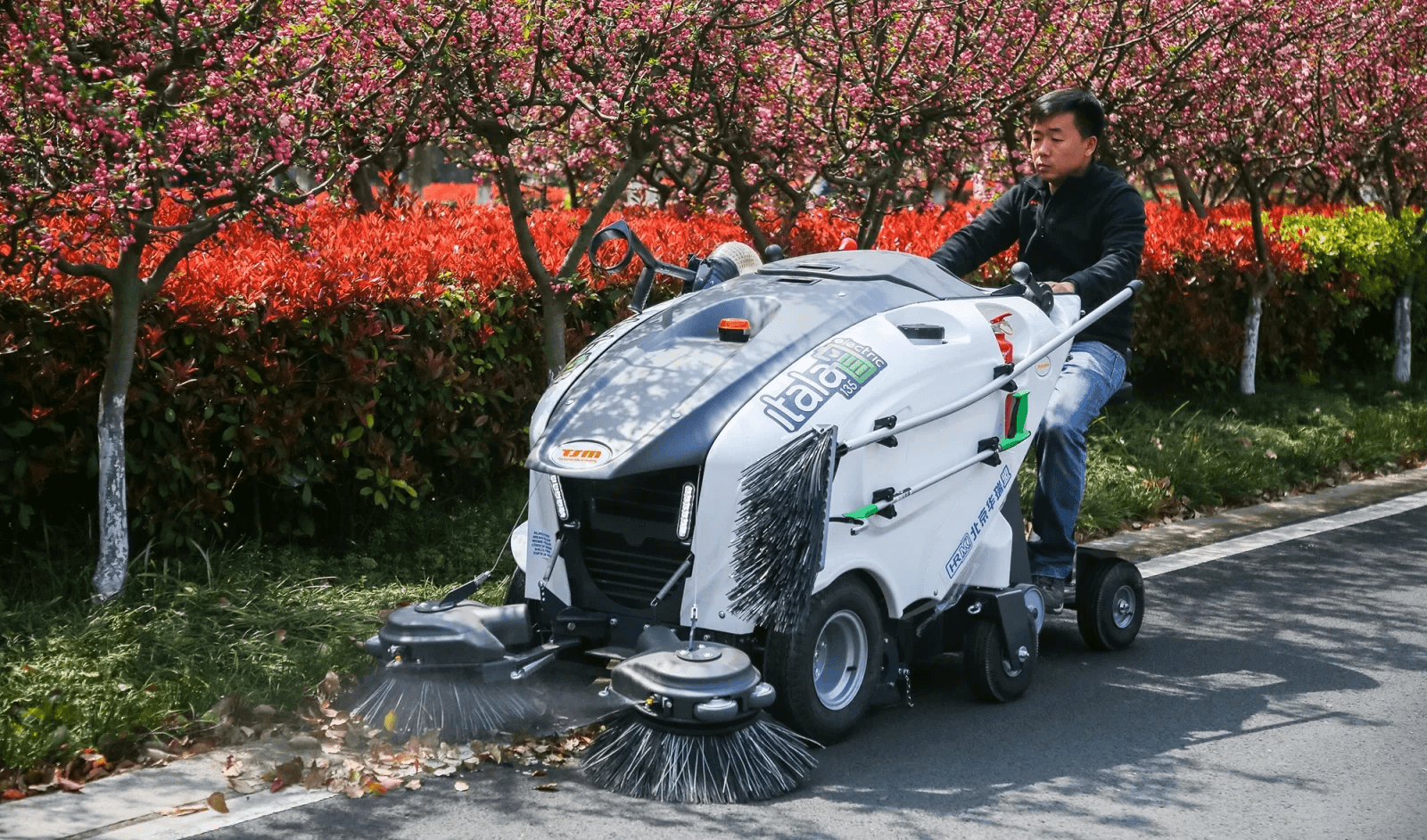 Itala 135 op een helling